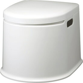 山崎産業 ポータブルトイレP型 アイボリー [シニアサポート 在宅 介護 看護 トイレ用品 排泄介助 非常用] PT-P11