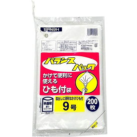 オルディ バランスパック ひも付 9号 0.01mm 半透明 200P BPN9H
