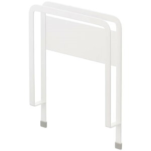 山崎実業 プレート マグネット珪藻土バスマットスタンド ホワイト 3909