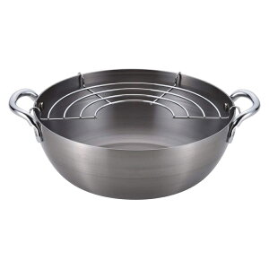 千歳 鉄 IH対応共柄揚げ鍋 20cm CS-015