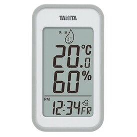 タニタ デジタル温湿度計[熱中症 インフルエンザ 対策] TT-559 グレー
