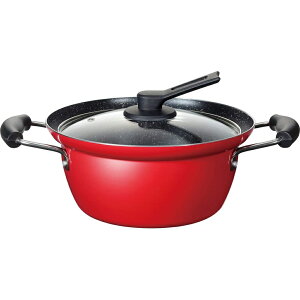 にこみーな IH対応フチ付両手鍋 22cm RB-1696