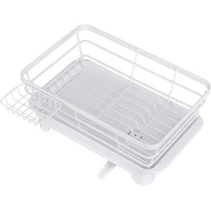 和平フレイズ フロウト ミニ水切りバスケット RG-0433 ホワイト 31.5×20×14cm