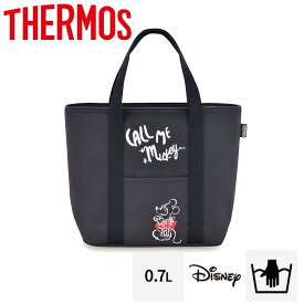 THERMOS サーモス 保冷ランチバッグ (ブラック) [ミッキー Disney ディズニー 弁当袋 お弁当入れ 保冷バッグ ランチ かばん] RFF-007DS(BK)