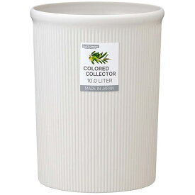 岩崎工業 カラードコレクター M ホワイト [ゴミ箱 ダストボックス リビング 和室 インテリア] L-1061 TP