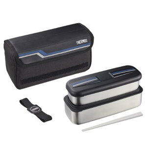 THERMOS �T�[���X �t���b�V�������`�{�b�N�X [�ٓ��� �X�e�����X�� �͂��t �H��@�Ή� �ۗ�P�[�X�t��] DSD-1104W ���C���u���b�N (L-BK)