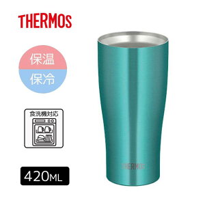 THERMOS �T�[���X �y�ۉ��E�ۗ�z�^��f�M�^���u���[ 420ml [�R�b�v �J�b�v �X�e�����X�� ���@�т�\�� �H��@�Ή�] JDY-420C (MNT)�~���g