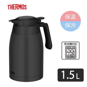THERMOS �T�[���X �y�ۉ��E�ۗ�z�X�e�����X�|�b�g 1.5L [���|�b�g ���@�т�\�� �L�� �y�� �R���p�N�g �H��@�Ή�] TTG-1500 (DGY)�_�[�N�O���[