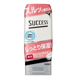 花王 サクセス 薬用シェービングジェル スキンケアタイプ[シェービング シールドジェル ヒゲ しっとり保湿 薬用] 180g[医薬部外品]