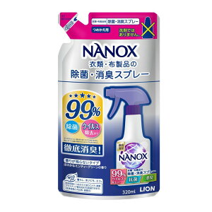LION(���C�I��) NANOX(�i�m�b�N�X) �ߗށE�z���i�̏��ہE���L�X�v���[ �~���e�B�[�O���[���̍��� [���L�� �l�֗p �R�� ���L �^�o�R] �߂���320ml