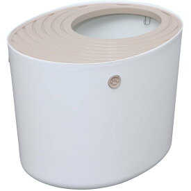 アイリスオーヤマ 上から猫トイレ　ホワイト PUNT-530