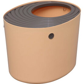 アイリスオーヤマ 上から猫トイレ　オレンジ PUNT-530