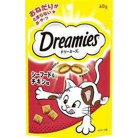 マースジャパン ドリーミーズ シーフード＆チキン味 [ネコ おやつ 2層粒 キャットフード] 60g