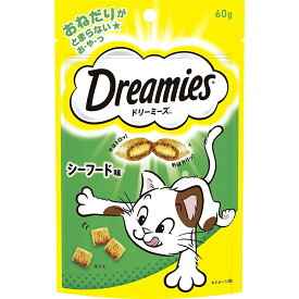 マースジャパン ドリーミーズ シーフード味 [ネコ おやつ 2層粒 キャットフード] 60g