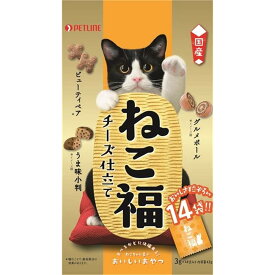 ペットライン ねこ福 チーズ仕立て [猫 猫用 おやつ] 3g×14入