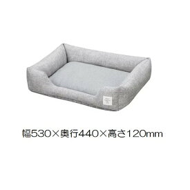 アイリスオーヤマ クールペットベッド スクエア型 Mサイズ グレー [ペット用品 猫 犬用 寝具 夏 接触冷感生地 シンプル] PCB-24SM