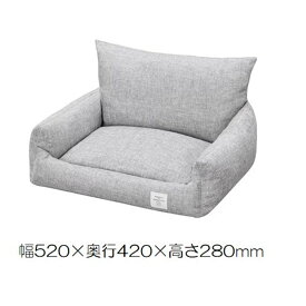 アイリスオーヤマ クールペットベッド ボリューム型 グレー [ペット用品 猫 犬用 寝具 夏 接触冷感生地 シンプル] PCB-24B