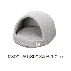アイリスオーヤマ クールペットベッド ドーム型 グレー [ペット用品 猫 犬用 寝具 夏 接触冷感生地 シンプル] PCB-24D