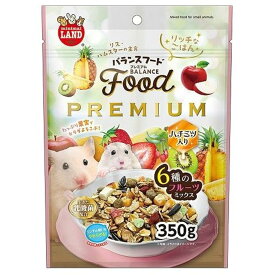 マルカン バランスフード プレミアム フルーツミックス 350g [ペットフード リス ハムスター 小動物 主食 餌] ML-538