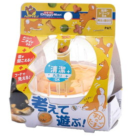 ドギーマン(DoggyMan) 考えて遊ぶ！学びのたまご [ペット用品 犬用 おもちゃ 知育玩具 丸洗いOK おやつ]