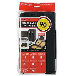 �G���R�� CD/DVD�t�@�X�i�[�P�[�X �u���b�N [�L�^���f�B�A ���[ �ۊ� �����^��] CCD-SS96BK