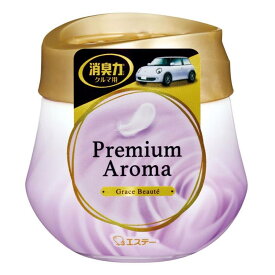 エステー クルマの消臭力 Premium Aroma プレミアムアロマ ゲルタイプ [車 芳香剤 置き型 ドリンクホルダー] グレイスボーテ
