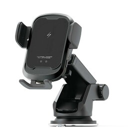 カシムラ 自動開閉式 ワイヤレス充電ホルダー 吸盤取り付け [カー用品 携帯電話 スマートフォン ダッシュボード] KW-58