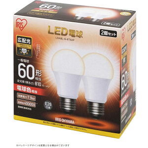 �A�C���X�I�[���} LED�d�� E26 �L�z�� 60�` �d���F 810lm 2�Z�b�g LDA8L-G-6T52P