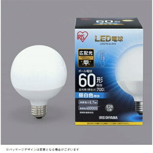 �A�C���X�I�[���} LED�d�� E26 �{�[���d�� 60�` 700lm �����F LDG7N-G-6V4