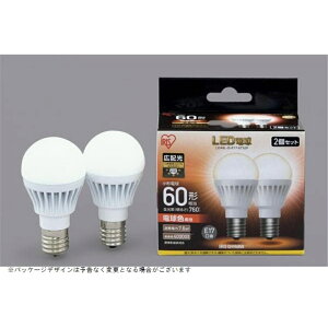 �A�C���X�I�[���} LED�d�� E17 �L�z�� 60�` �d���F 760lm 2�Z�b�g LDA8LG-E17-6T52P
