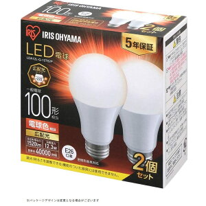 �A�C���X�I�[���} LED�d�� E26 �L�z�� 100�` �d���F 1520lm 2�Z�b�g LDA12L-G-10T62P