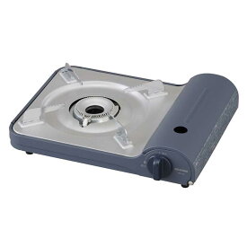 アイリスオーヤマ カセットコンロスリム [卓上 コンロ ガス アウトドア キャンプ 防災 災害 調理器具 おしゃれ] IGC-E1-A アッシュネイビー