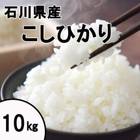 中橋商事 令和7年度 新米 石川県産 こしひかり [お米 精米 白米 北陸 コシヒカリ] 10kg 【お一人様2点限り】