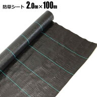 【10%OFFクーポン配布中！期間限定】即納　防草シート2m X 100m 除草シート 園芸用シート 雑草シート 高…