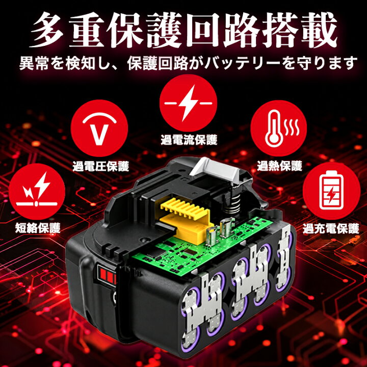 楽天市場】【即納】【楽天ランキング1位】マキタ バッテリー 18v 