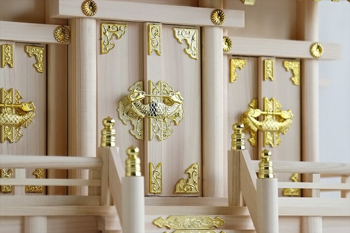 楽天市場】【期間限定 ポイント5倍】 神棚 三社 単品 屋根違い 職人  