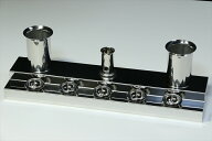 墓参用品■仏具■ステンレス ローソク立5 花立2線香1 セット 神棚 神具 仏具 盆提灯 やまこう 山幸