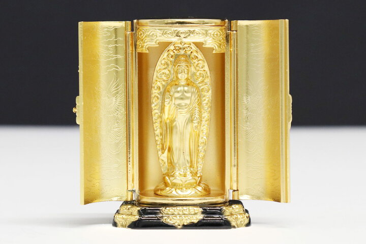 楽天市場】限定数 特価品 仏具 仏像 阿弥陀如来 厨子 お守り本尊 戌 