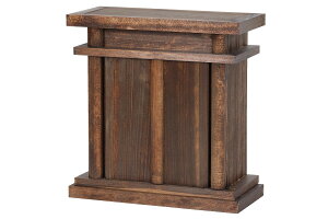 神棚 省スペース 祖霊舎 家具調 焦げ茶 職人造り ひのき 神道 美しく「祀る」 高級 小型神徒壇 家具調モダン神棚 神棚 神具 仏具 盆提灯 やまこう 山幸