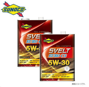 s2ʁItSUNOCO XmR GWIC Svelt EUROiXFg [jC3@5W-30@ 4Lx2ʁskCA͕ʓr܂Bt