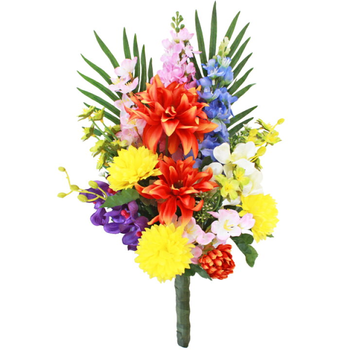 楽天市場 造花 仏花 ダリアとモカラの大きな花束 一束 菊 Ct触媒 光触媒 造花 シルクフラワー お彼岸 お盆 お仏壇 仏花 お墓 花 お供え 法事 法要 山久 シルクフラワーの山久
