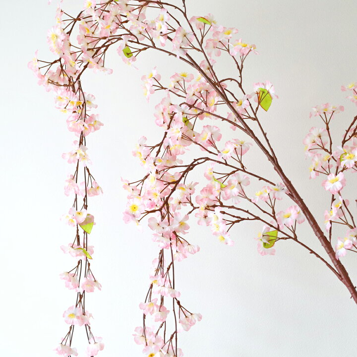 楽天市場】造花 しだれ桜の大枝 特大 220cm 桜 枝 さくら サクラ 木 
