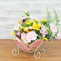 楽天市場】収納 かご バスケット（造花｜造花・人工観葉植物）：花 