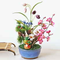楽天市場】梅 盆栽（造花・人工観葉植物｜花・観葉植物）：花 