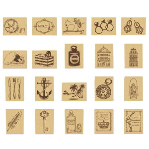 【ARTE】ウッドスタンプアンティークスタイルB 40×30mm よりどり2個組【メーカー直送代引不可】【時間帯指定不可】【ギフトカード スクラップブッキング デコレーション】【年賀状 クリスマ