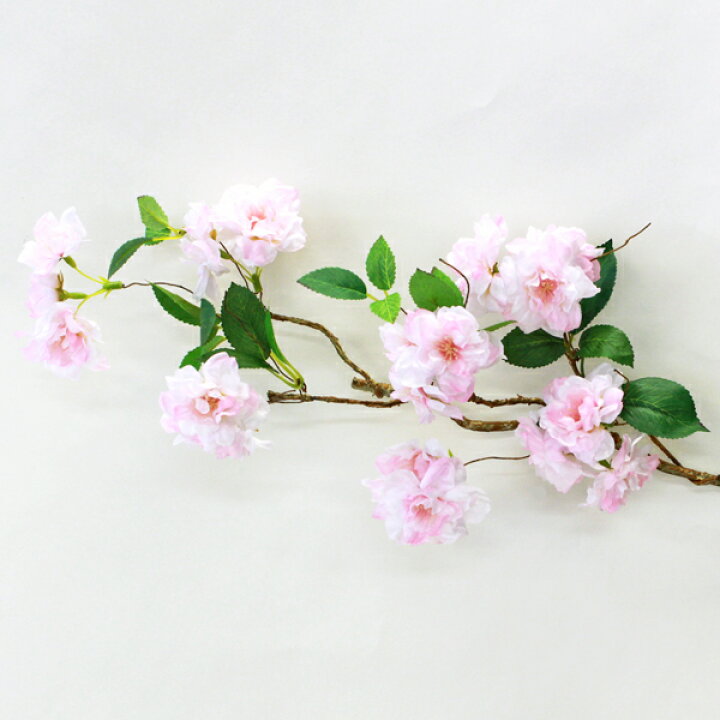 楽天市場 桜 造花 みはるの桜 52cm 桜 枝 さくら 木 造花 Fm1501 ディスプレイ アレンジメント用 おうち花見 インドア花見 シルクフラワーの山久
