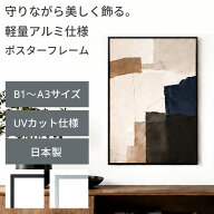 【2枚購入で送料無料】 ポスターフレーム B1サイズ(728x1030mm) B2サイズ(515x728mm) A1サイズ(594x841mm…