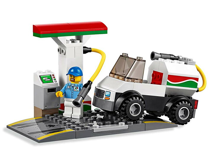楽天市場】レゴ(LEGO) シティ 3台のクルマつき! ガソリンスタンド 