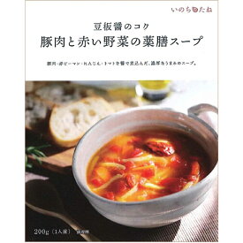 いのちのたね　豚肉と赤い野菜の薬膳スープ（1個） | 薬膳 薬膳カレー 薬膳スープ おかゆ お粥 中華粥 健康 医食同源 漢方 レトルト カレー スープ 温活 腸活 ギフト プレゼント あす楽 Po10 伊勢醤油本舗 父の日