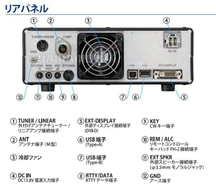 楽天市場】ヤエス(八重洲無線) FT-710 Fieldスタンドマイク M-70D + 